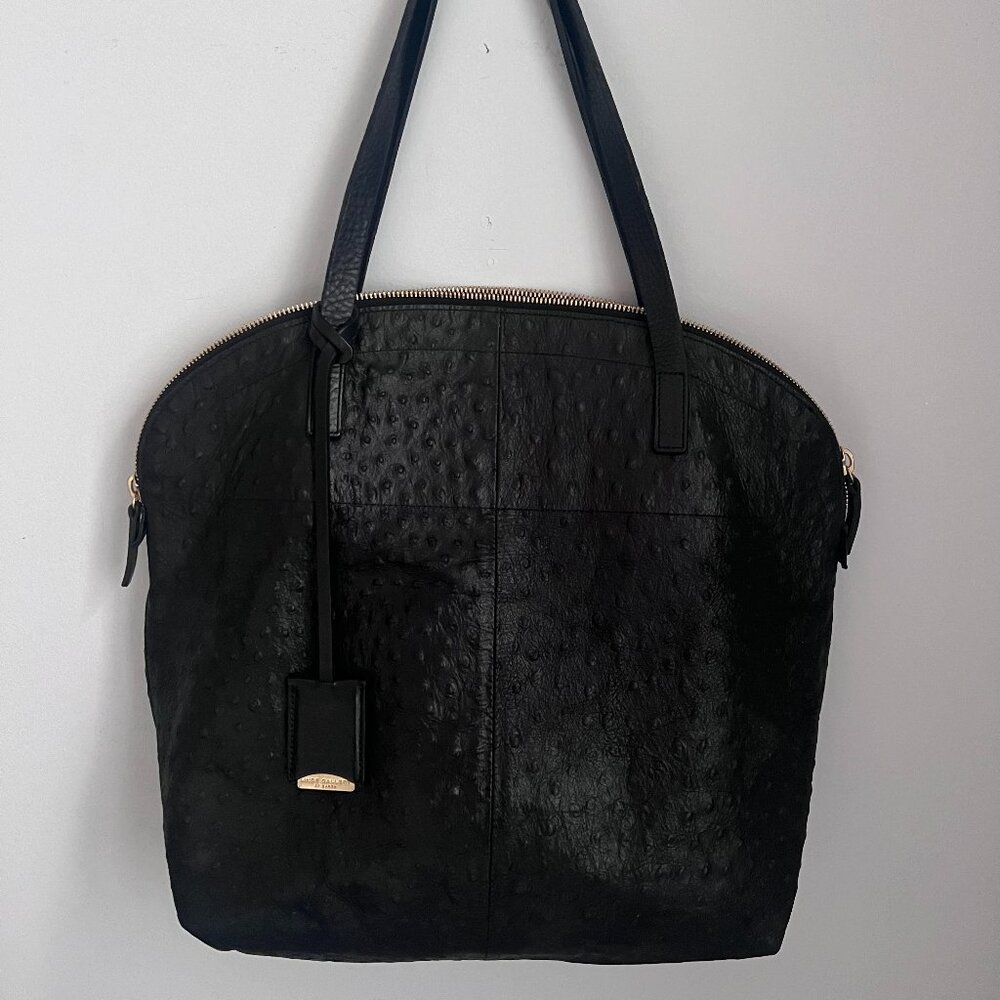 Linde Gallery Black Leather Shoulder Bag